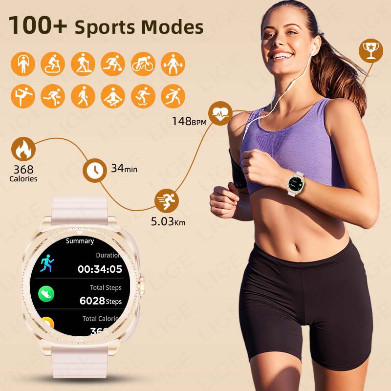 LIGE 2 In 1 TWS Headset Smart  - Smartwatch Headset 评论和价格