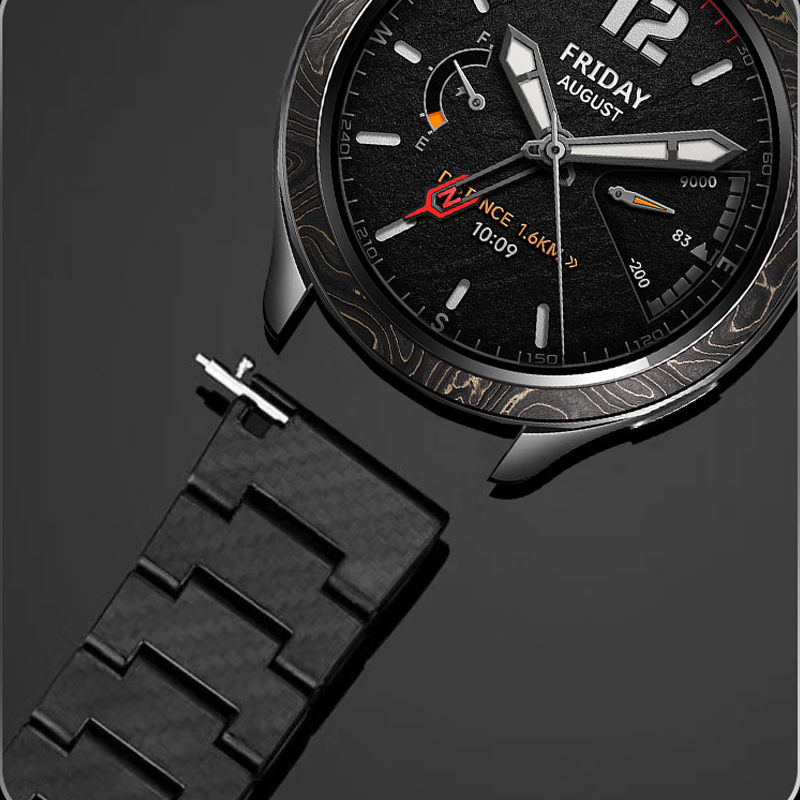 Carbon Fiber Strap For Xiaomi  - Xiaomi Smartwatch S4 Accessories 评论和价格