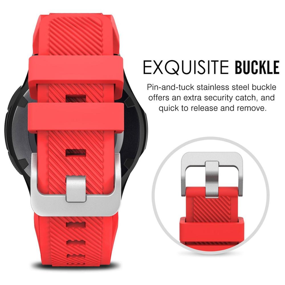 22mm Silicone Strap For Realme - Fossil Smartwatch Accessories 评论和价格