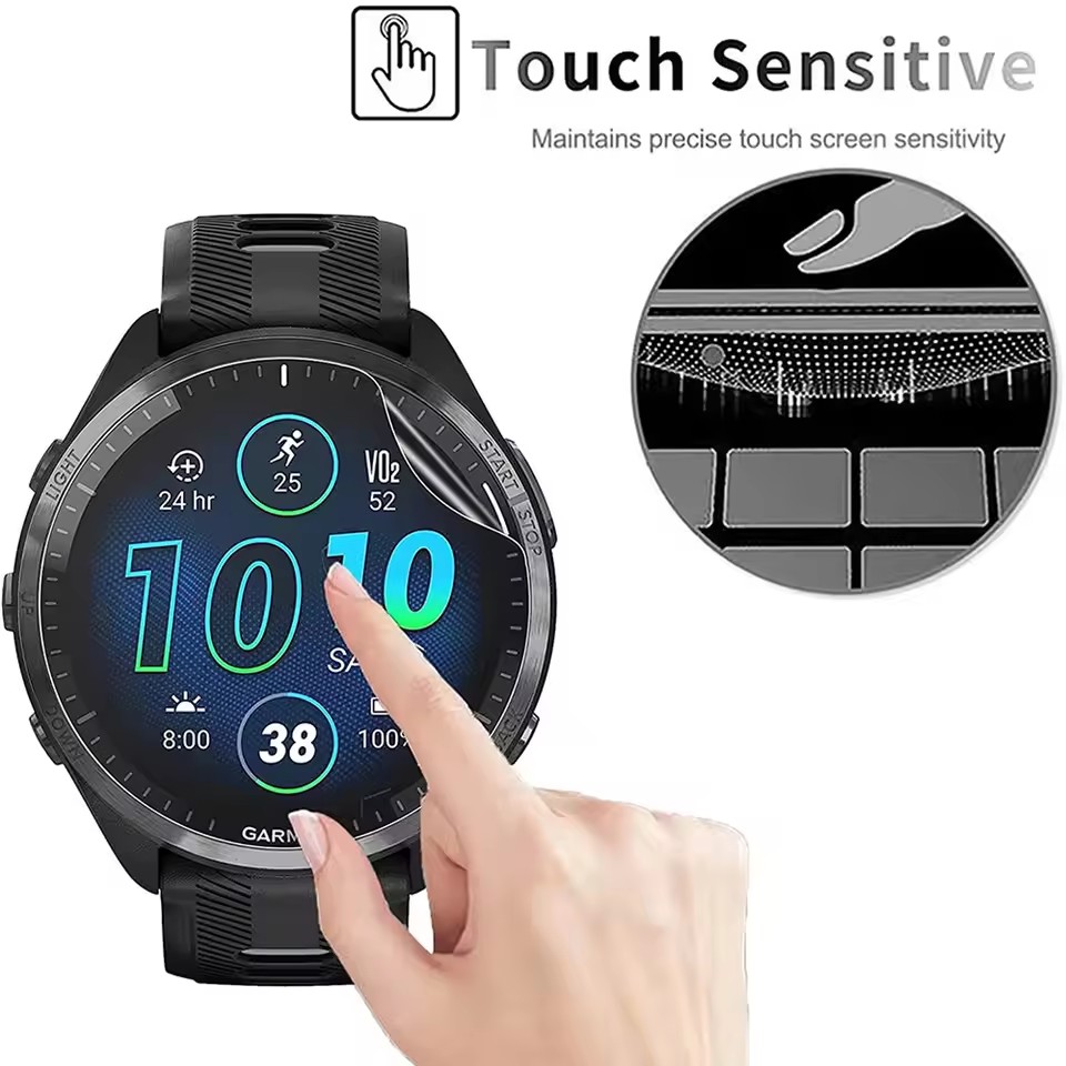 3Pcs Soft HD Hydrogel Protecti - Garmin Smartwatch Accessories 评论和价格