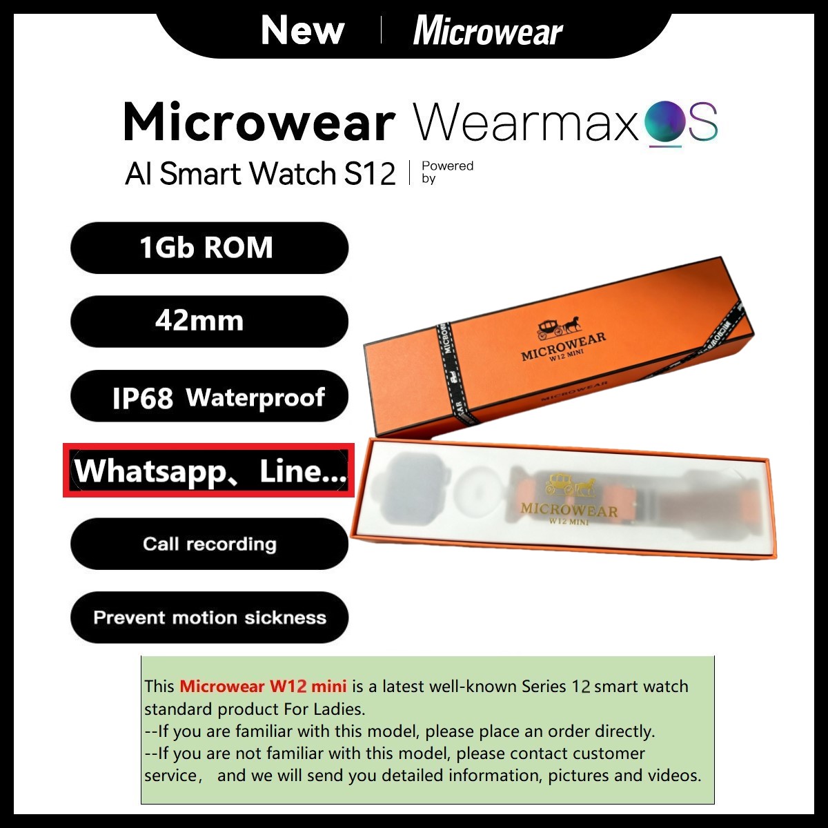 Microwear W12mini W11mini Watc - Smartwatch M Active 评论和价格