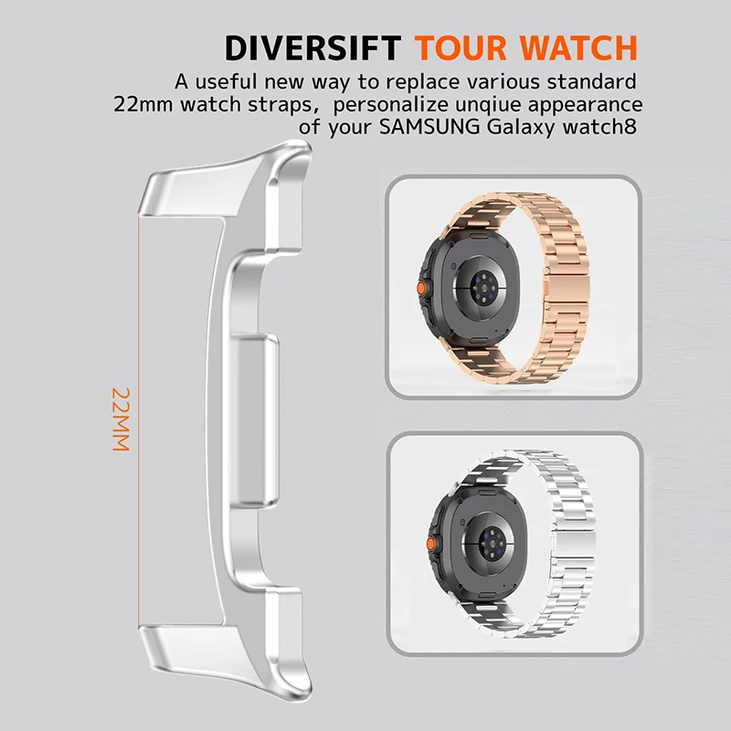 22mm WatchBand Connector for s - Smartwatch Straps & Accessories 评论和价格