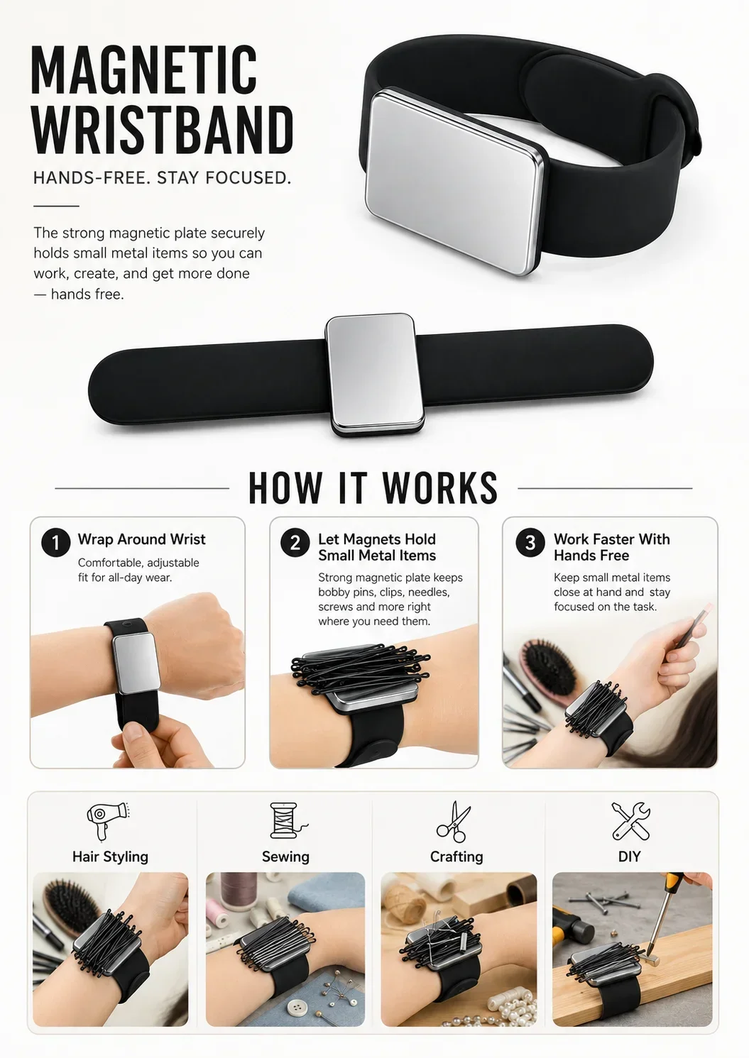 Magnetic Bracelet Watch Band,  - Smartwatch Straps & Accessories 评论和价格