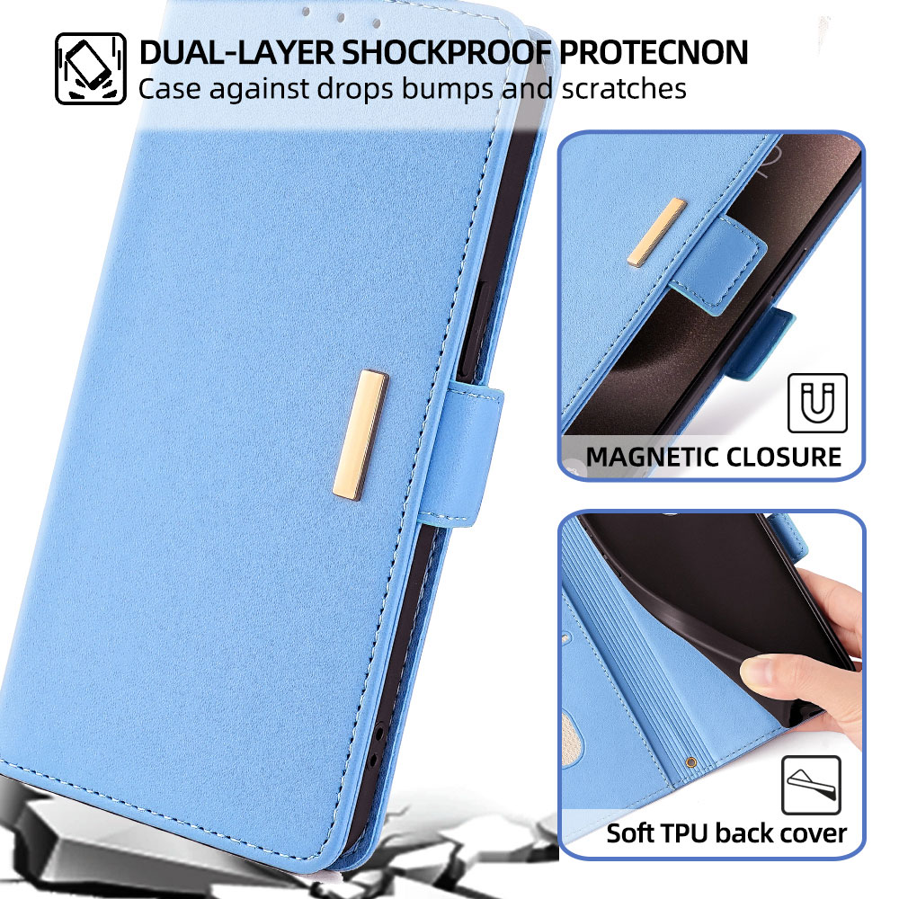 PU Leather Magnet Buckle Flip  - Vivo X200 评论和价格